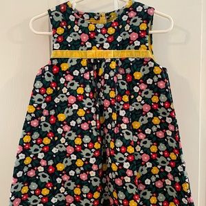 Baby Boden Corduroy Jumper - Multicolor Floral. 12-18 Months.